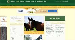 Desktop Screenshot of horses.lovasok.hu